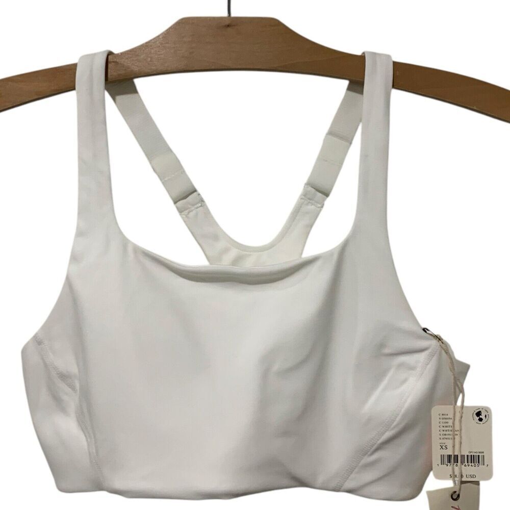 Free People Movement Hatch | Bra Maternity White Square Neck NWT- Size XS